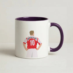 Bergkamp - Football Coffee Purple Mug