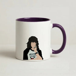 Eddie Munson Hellfire Coffee Purple Mug