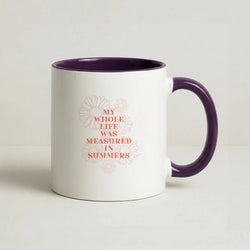 Dasies Quote Coffee Purple Mug
