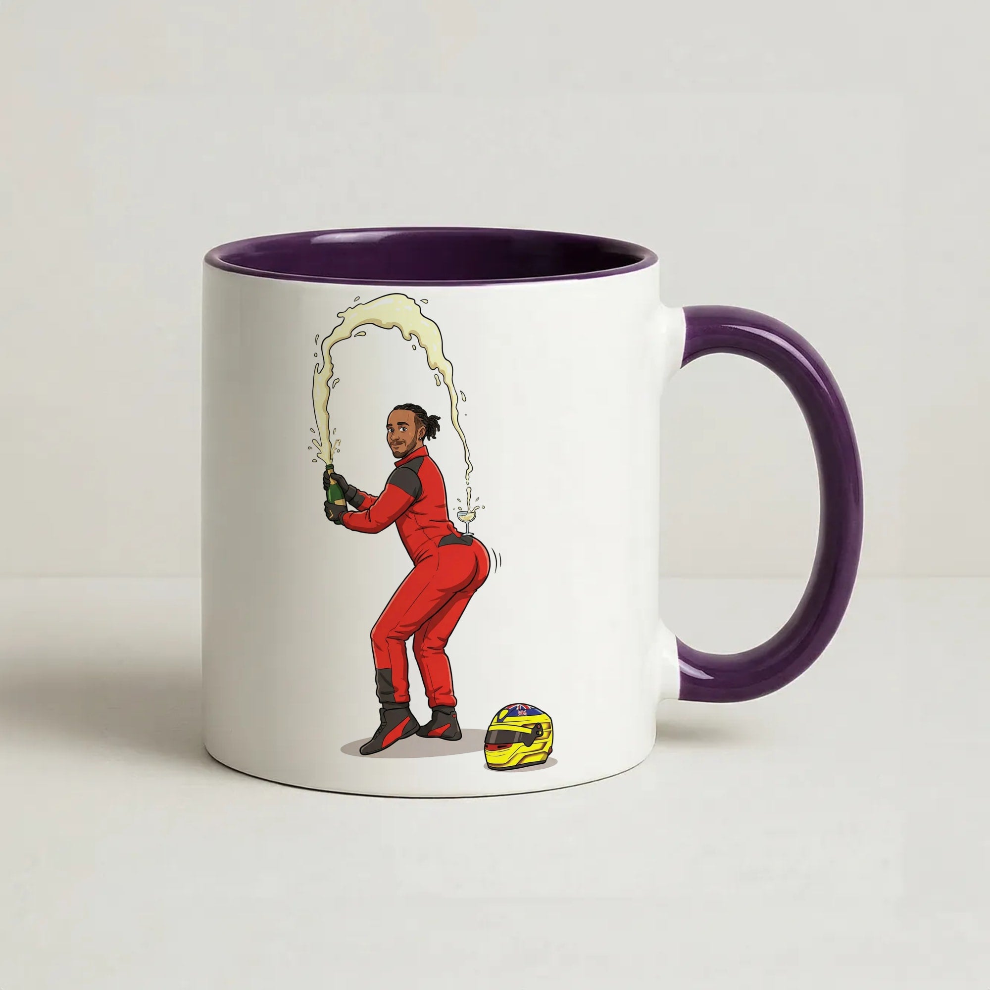 "Brake" The Internet Coffee Purple Mug