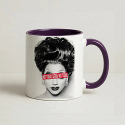 Not Today, Satan. Not Today - Drag Queen's Drag Race Coffee Purple Mug