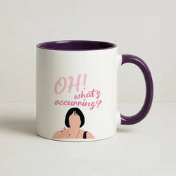 What's Occuring? Coffee Purple Mug