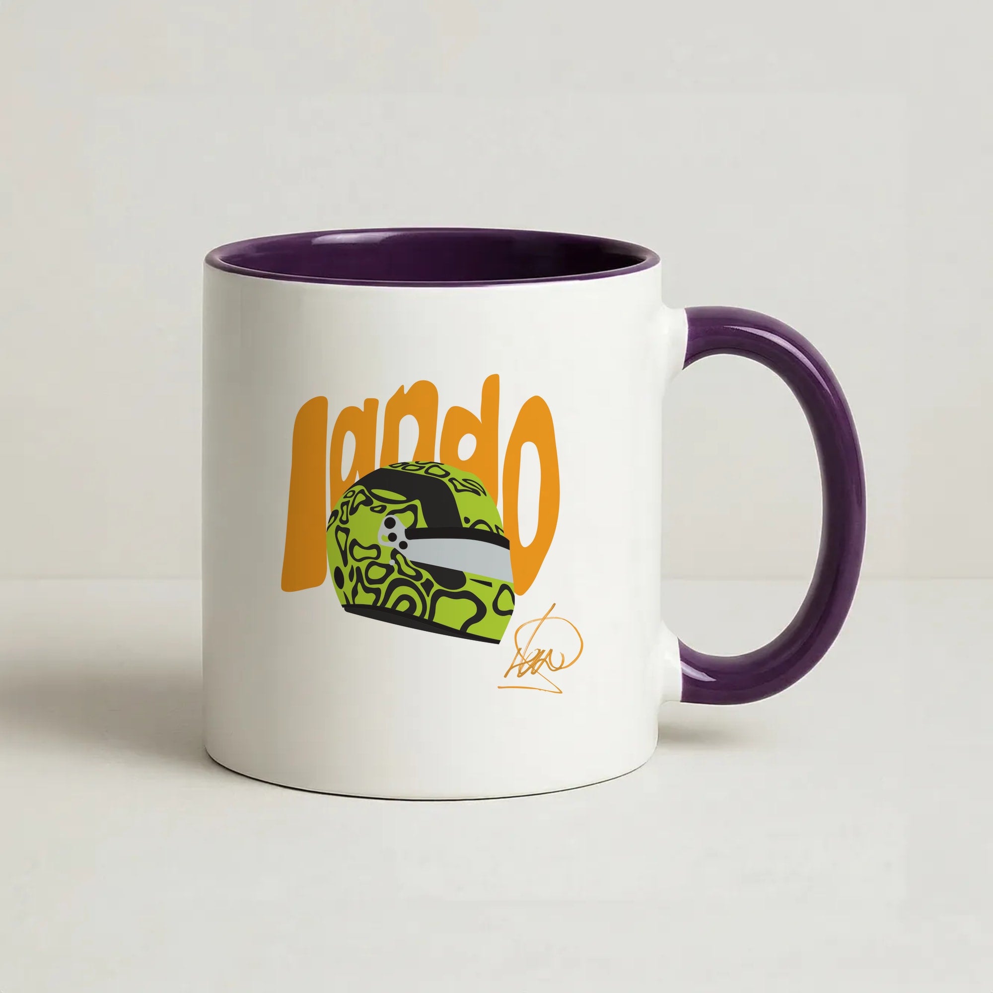 Abstract Lando Coffee Purple Mug