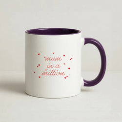 Mum In A Million Coffee Purple Mug