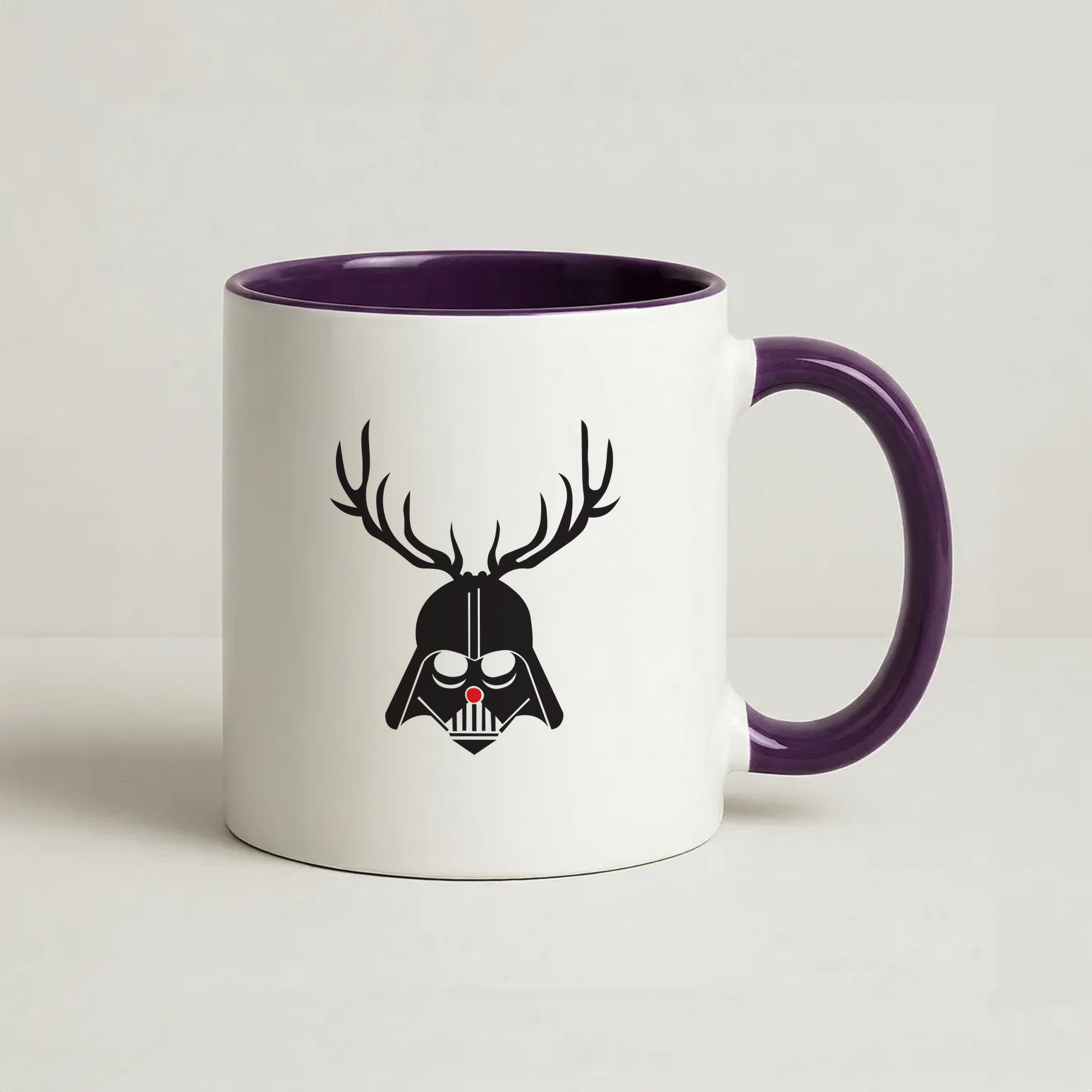 Christmas Darth Vader Coffee Purple Mug