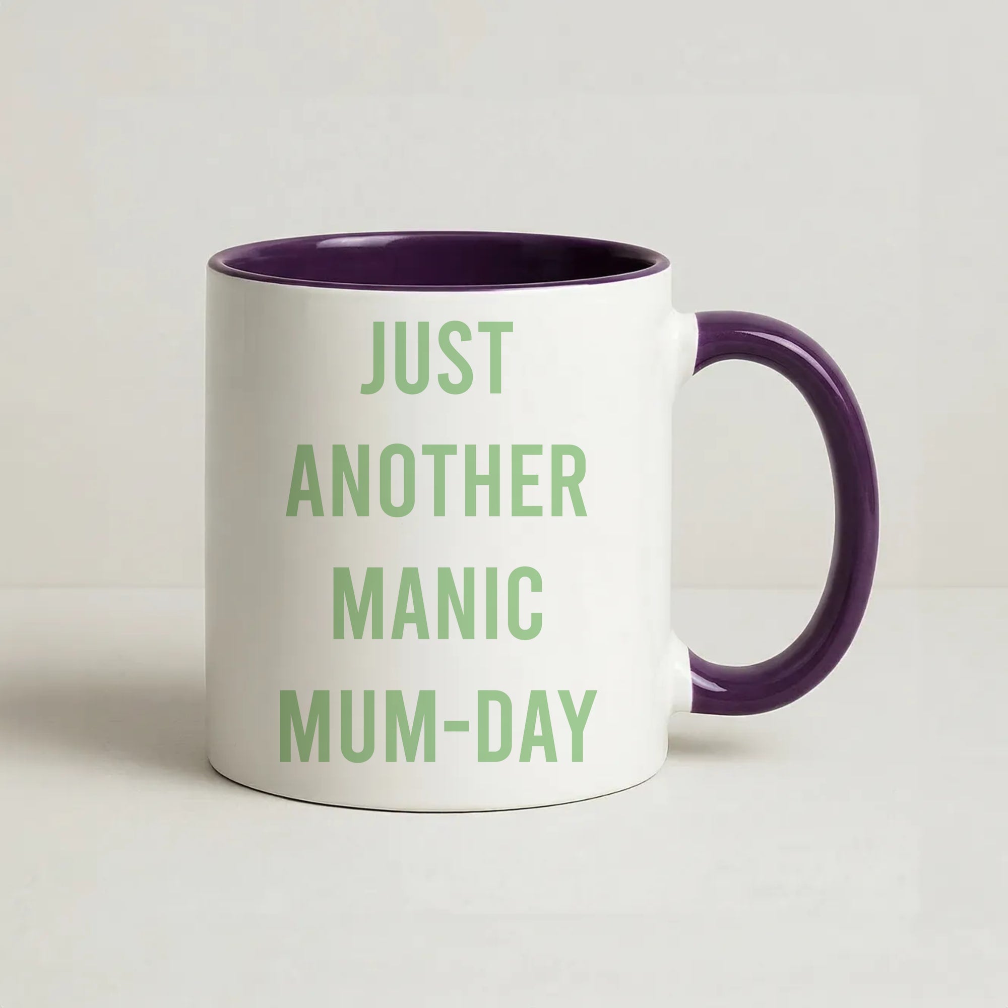 Just Another Manic Mumday Coffee Purple Mug