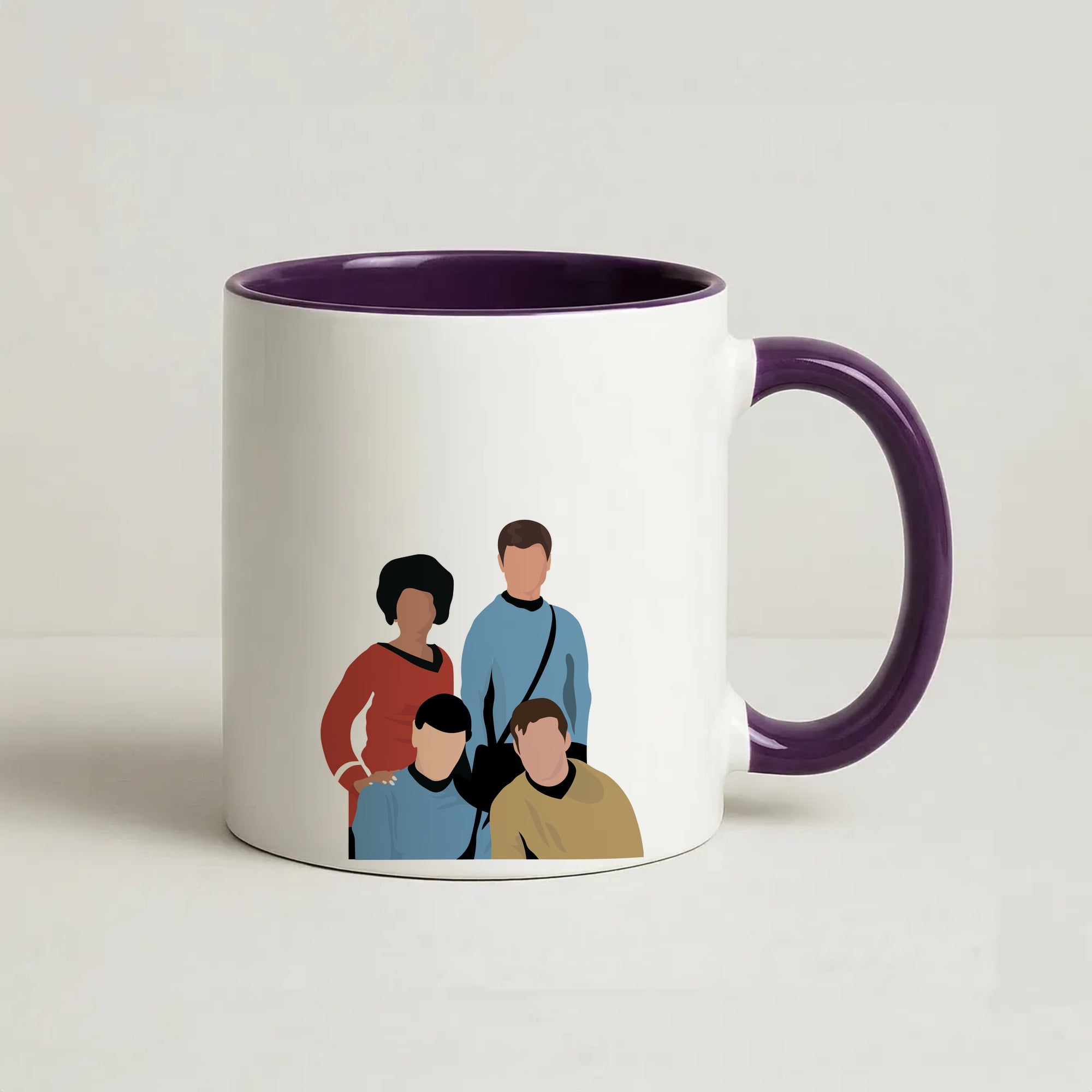 Characters Coffee Purple Mug