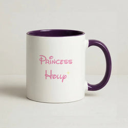 Princess - Personalised Fairytale Coffee Purple Mug
