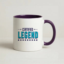 Certified Legend Coffee Purple Mug