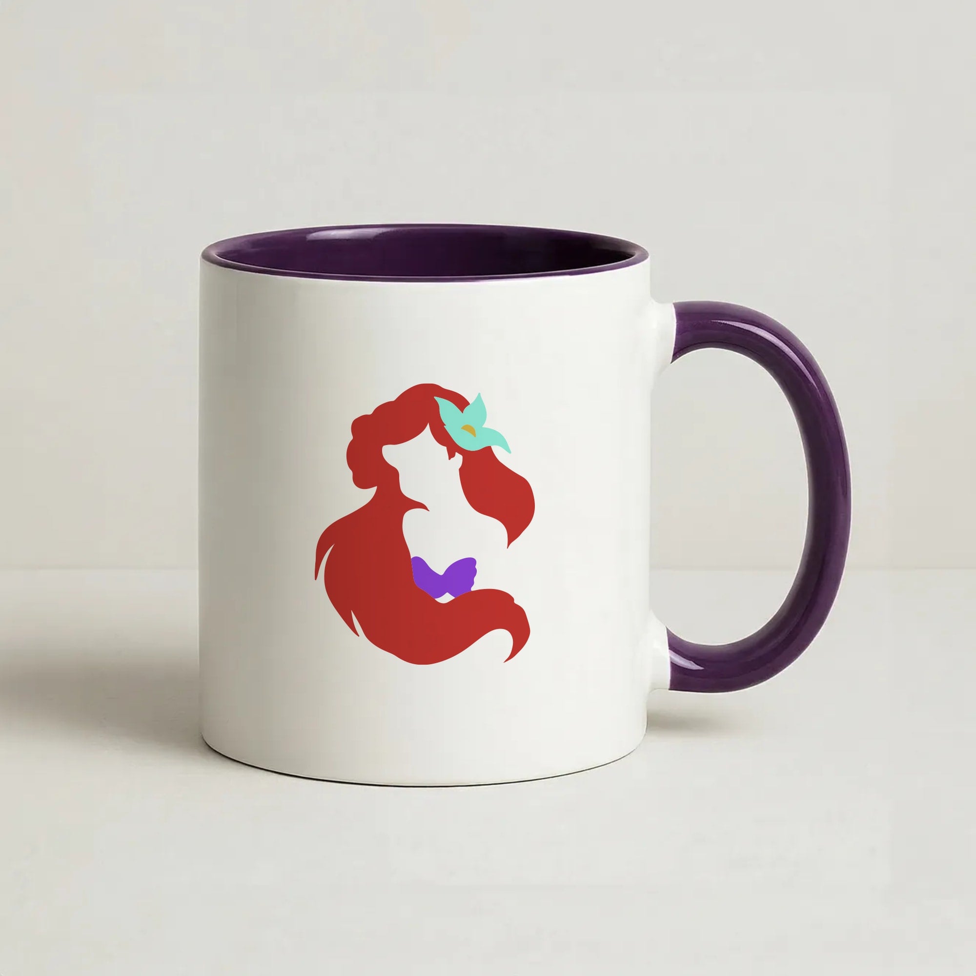 Ariel Coffee Purple Mug