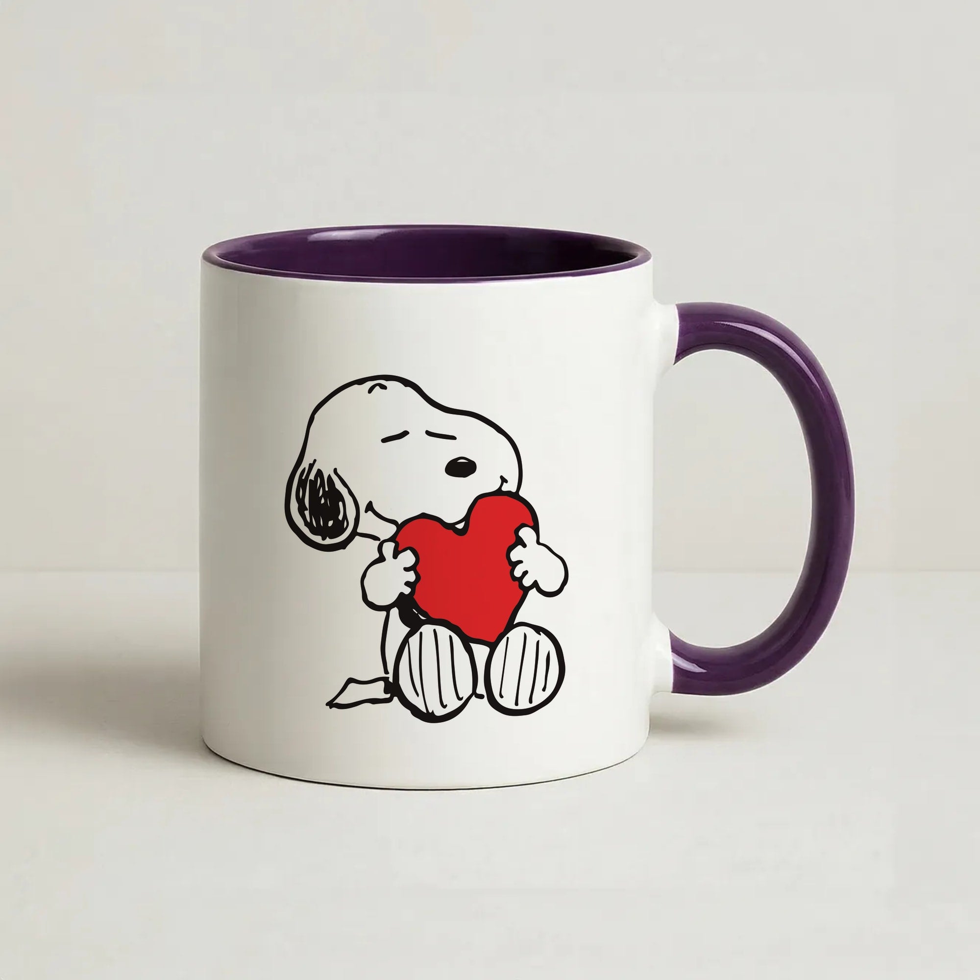 Snoopy - Valentine's Day Coffee Purple Mug