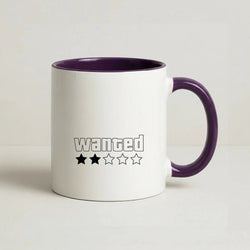 Wanted - Video Game Coffee Purple Mug
