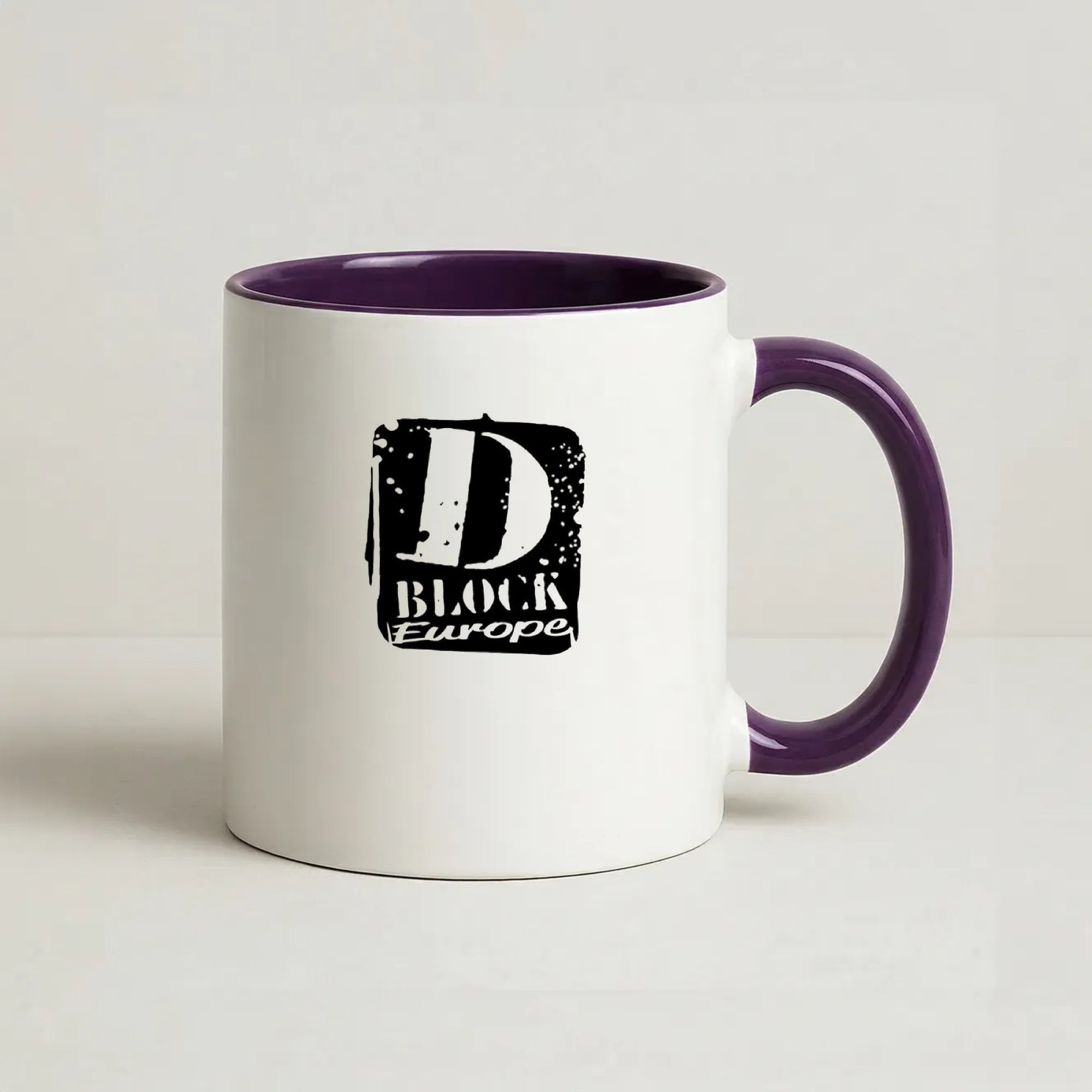 D Block Europe Coffee Purple Mug