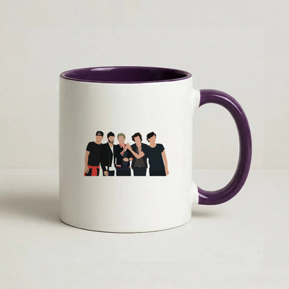 The 1D Crew Coffee Purple Mug