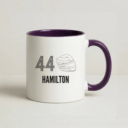 Hamilton Helmet 2026 Coffee Purple Mug
