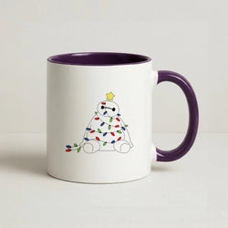 Baymax Christmas Coffee Purple Mug
