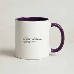 In 900 Years Coffee Purple Mug