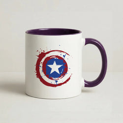 The Shield Coffee Purple Mug