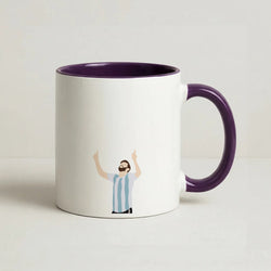 Argentina - Messi Coffee Purple Mug