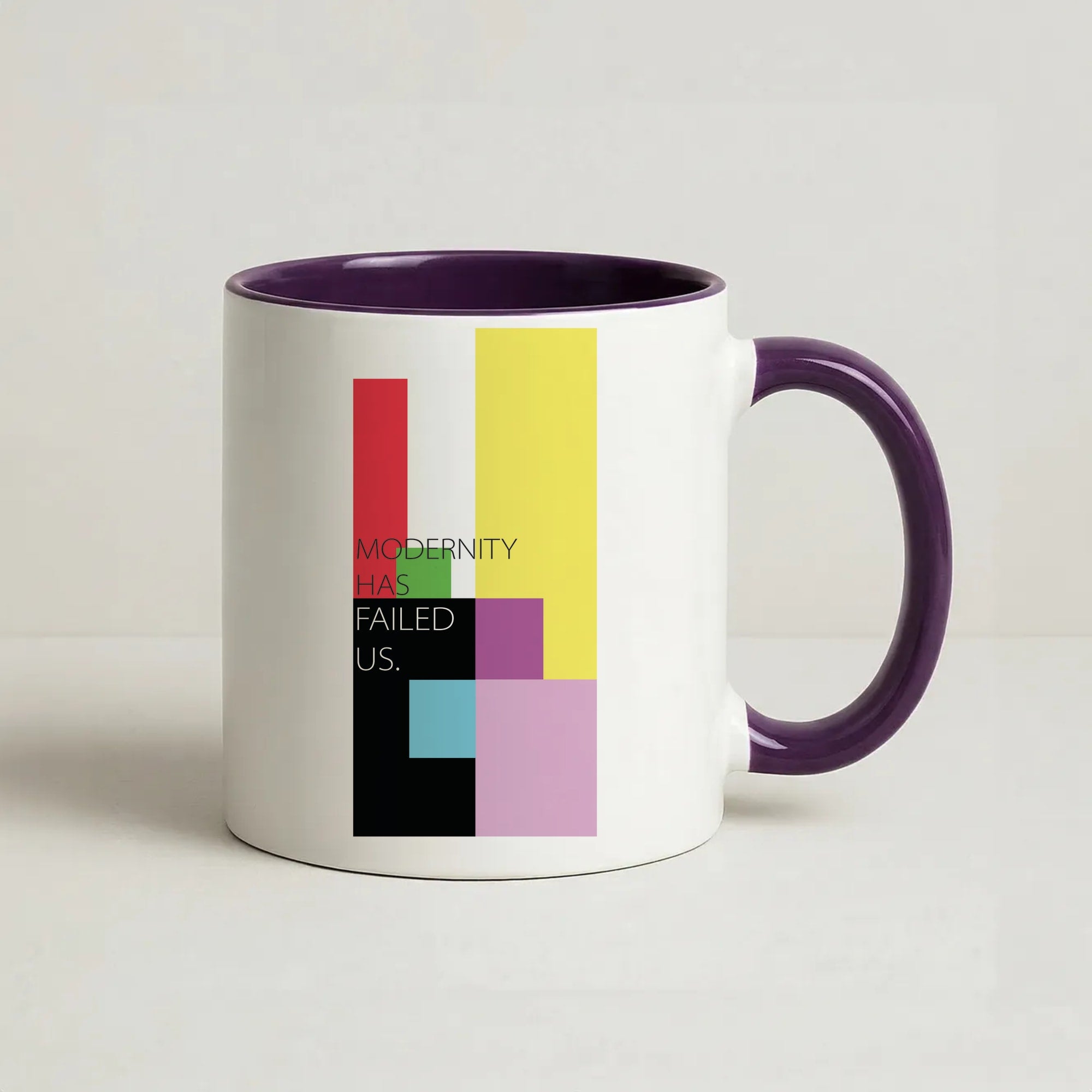 Modernity Has Failed Us - The 1975 Coffee Purple Mug