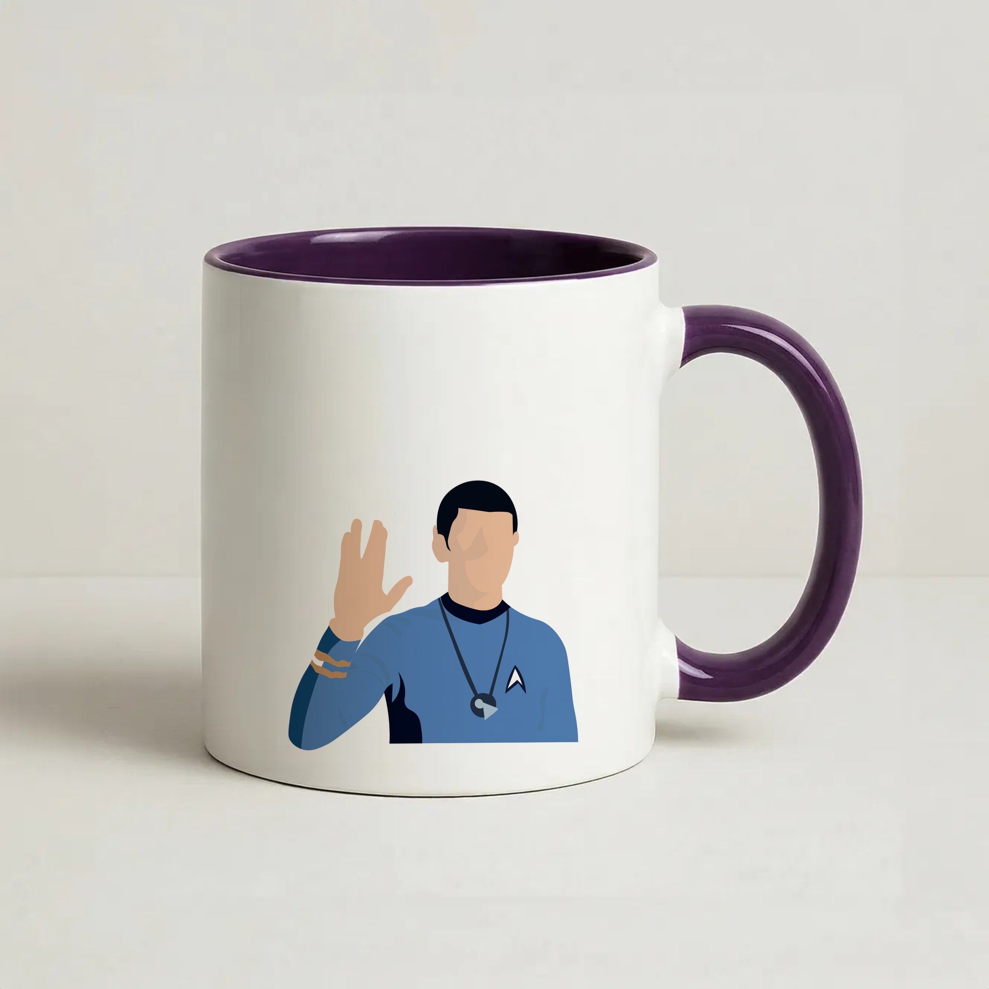 Spock Coffee Purple Mug