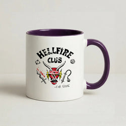 Torn Hellfire Club Coffee Purple Mug