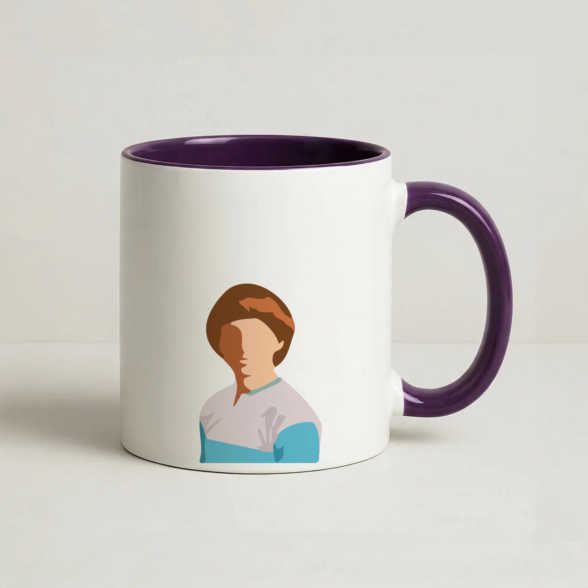 Faceless Will - Stranger Things Coffee Purple Mug