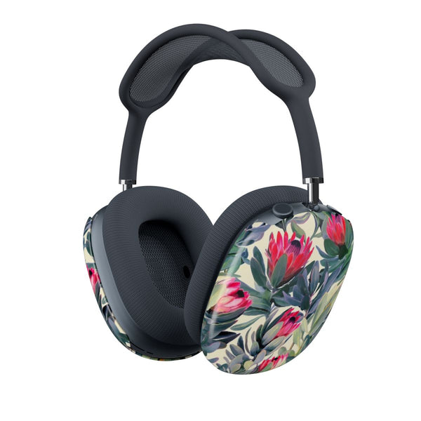 Painted Protea Pattern AirPods Max Case