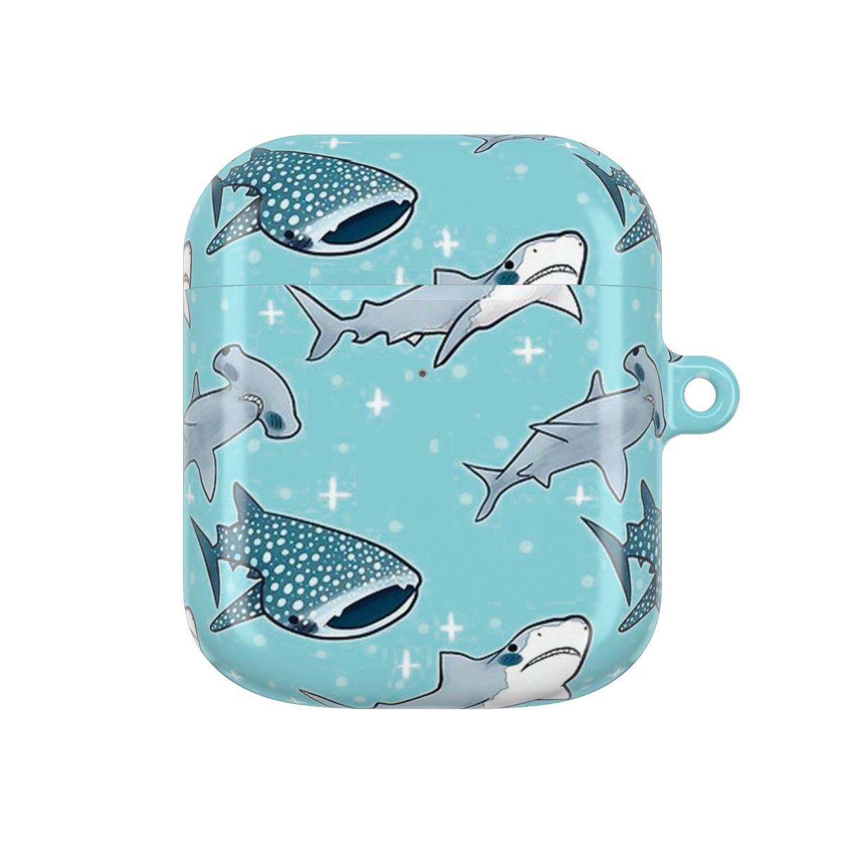 Shark Pattern AirPods Case