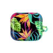 Colourful Hibiscus Pattern AirPods Case 3