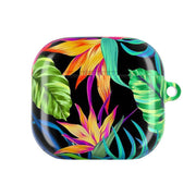 Colourful Hibiscus Pattern AirPods Case 4