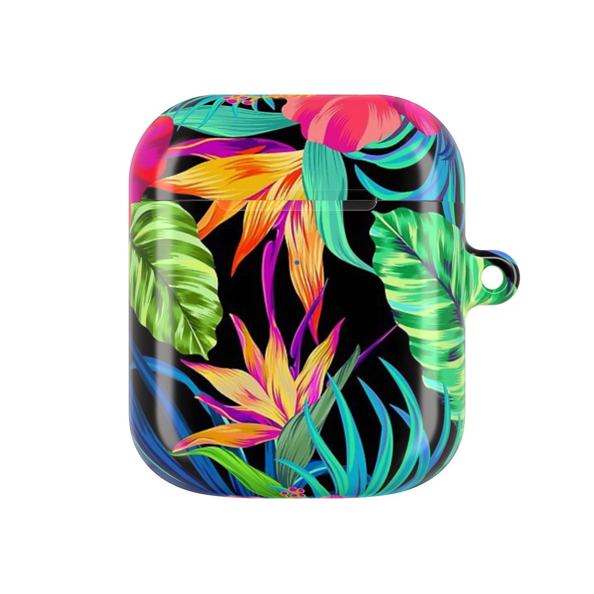 Colourful Hibiscus Pattern AirPods Case