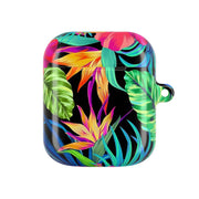 Colourful Hibiscus Pattern AirPods Case 1