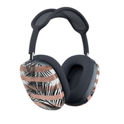 Rose Gold Tropical Palm Leaf Pattern AirPods Max Case 2
