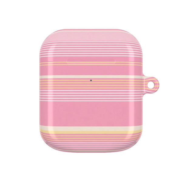 Blush Butter Stripes AirPods Case - AirPods 1