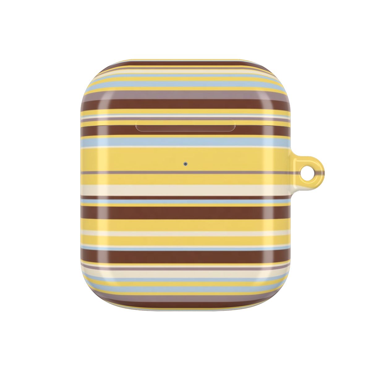 Cocoa Blue Stripe AirPods Case