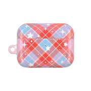 Coral Plaid Starfall AirPods Case 6