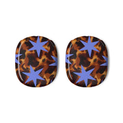 Tortoiseshell Star Scatter - Periwinkle AirPods Max Case 3