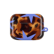 Tortoiseshell Star Scatter - Periwinkle AirPods Case 5