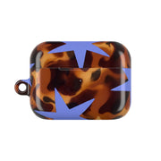Tortoiseshell Star Scatter - Periwinkle AirPods Case 6