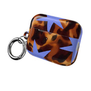 Tortoiseshell Star Scatter - Periwinkle AirPods Case 8