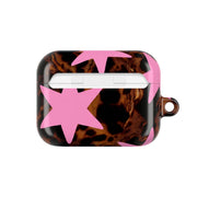 Tortoiseshell Star Scatter - Pink AirPods Case 7