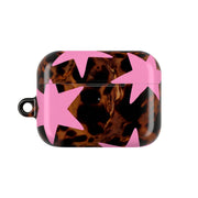 Tortoiseshell Star Scatter - Pink AirPods Case 6