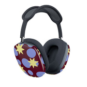 Butter Stars On Burgundy AirPods Max Case 2