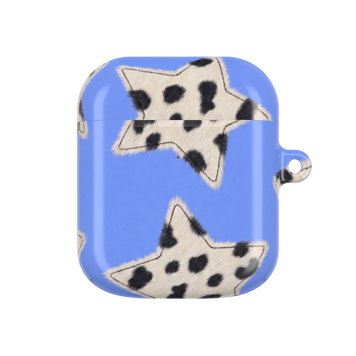 Fuzzy Cow Stars AirPods Case