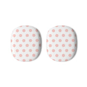 Pink Polka Dot Personalised AirPods Max Case 3