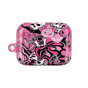Pink Occult Doodle Collage AirPods Case 6