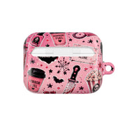 Horror Movie Pink Pattern AirPods Case 7
