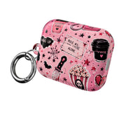 Horror Movie Pink Pattern AirPods Case 8