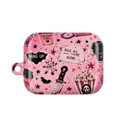 Horror Movie Pink Pattern AirPods Case 6